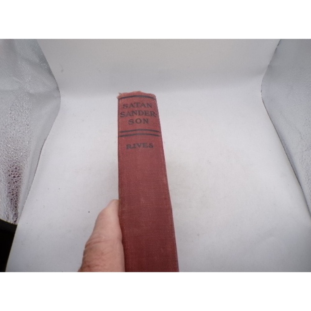Satan‎ Sanderson Hallie Erminie Rives 1907 Grosset & Dunlap Antique Hardcover
